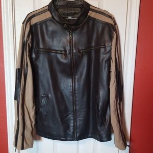 Machine Clothing faux leather Jacket